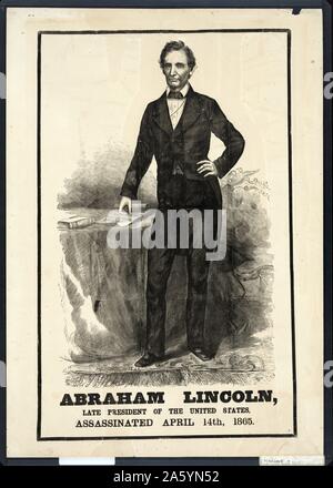 Le président Abraham Lincoln. 16e président des États-Unis d'Amérique. Banque D'Images