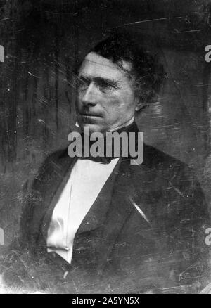 Le président Franklin Pierce 1857. 14e président des États-Unis d'Amérique. Inconnu Banque D'Images