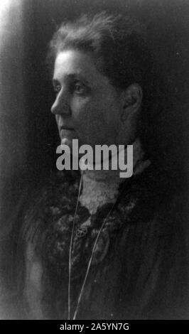 Jane Addams. Le réformateur social et féministe américaine née à Cedarville, Illinois, co-récipiendaire du Prix Nobel de la paix en 1931. Banque D'Images