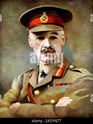 Le général Sir Henry Seymour Rawlinson, commandant de la IV armée britannique. Mieux connu pour ses rôles dans la bataille de la somme de 1916 et la bataille d'Amiens en 1918. Banque D'Images