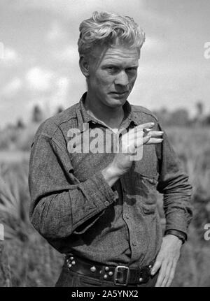 Un travailleur migrant de l'Oklahoma. Floride Deerfield, 19370101. Banque D'Images