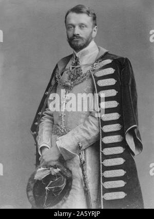 Comte Gyula Andrássy (8 mars 1823 - 18 février 1890) était un homme d'État hongrois, qui a servi comme Premier Ministre de la Hongrie (1867Ñ1871) et par la suite en tant que Ministre des affaires étrangères de l'Autriche-Hongrie (1871Ñ1879). Banque D'Images