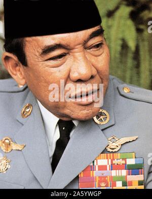 Ahmed Sukarno 1901-1970. premier président de l'Indonésie, au service social de 1945 à 1967. Sukarno était le leader de la lutte pour l'indépendance des Pays-Bas Banque D'Images