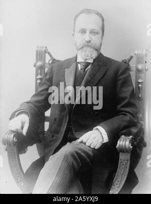 Portrait photographique de Count Vladimir Nikolaïevitch Kokovtsov (1853-1943) Homme politique russe qui a été le premier ministre de la Russie de 1911 à 1914, pendant le règne de l'Empereur Nicolas II. Datée 1913 Banque D'Images