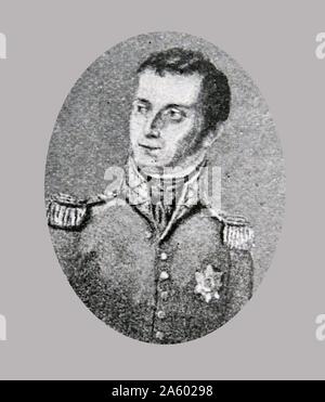 Guillaume Ier de Hollande. La Belgique et la Hollande ont été unies sous Guillaume I après la chute de Napoléon. Il abdiqua en 1840. Banque D'Images