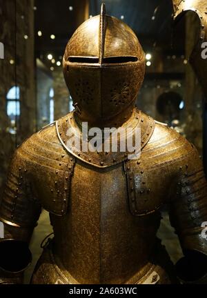 Armor du roi Charles Ier d'Angleterre (1600-1649) Roi des trois royaumes d'Angleterre, d'Écosse et d'Irlande. En date du 17e siècle