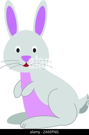 Lapin Cute cartoon vector illustration Illustration de Vecteur