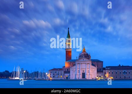 Di San Giorgio Maggiore, au lever du soleil, Venise, Italie Banque D'Images