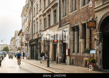 Scène de rue, Cracovie, Pologne, Europe, Malopolskie Banque D'Images