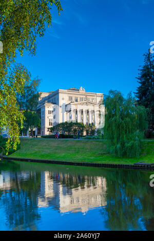 L'Opéra National de Lettonie, Riga, Lettonie, en Europe Banque D'Images