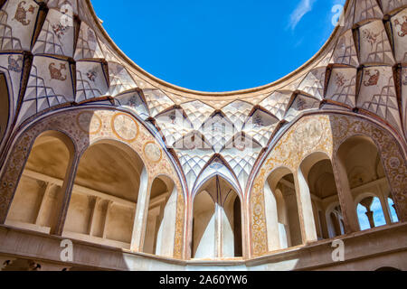 Tabatabai House, trou de lumière, Ispahan Province, République islamique d'Iran, Moyen-Orient Banque D'Images