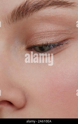 Eye Make-Up, close-up Banque D'Images