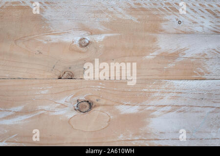 Fond de bois avec patine blanche. peinture texture bois peint. Weathered Wood rustique en détresse, place pour le texte. Banque D'Images