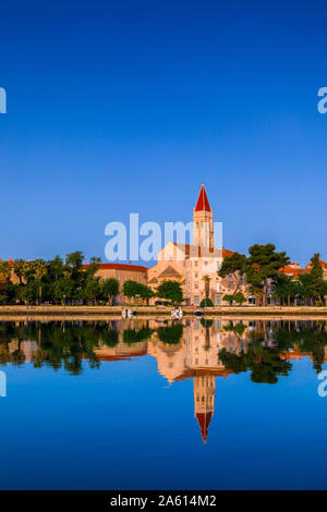 La cathédrale de Saint-Laurent, Trogir, Croatie, la côte dalmate, Europe Banque D'Images