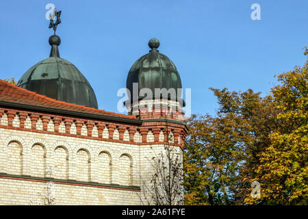 Halle (Saale), synagogue juive Sachsen-anhalt Allemagne Banque D'Images