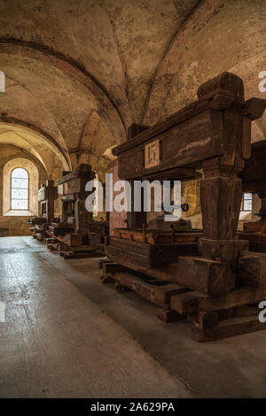 Cave à vin dans le monastère Eberbach Banque D'Images