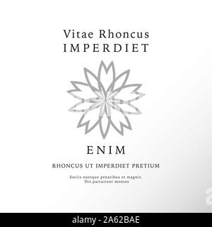 Modèles et emblèmes de conception de logo Vector dans un style linéaire tendance Illustration de Vecteur