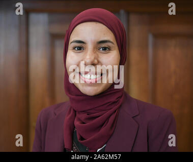 Dresde, Allemagne. 22 octobre, 2019. L'Égyptien Fouad Youmna, ancien titulaire de la bourse d''Marwa El Sherbini Bourse pour le cosmopolitisme et la tolérance". Credit : Jens Kalaene Zentralbild-/dpa/dpa/Alamy Live News Banque D'Images