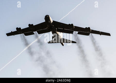 Boeing B-52 Stratofortress pendant deplyment à RAF Fairford Banque D'Images