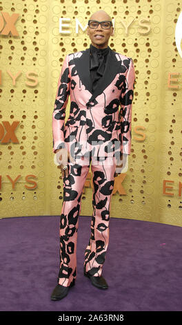 71e Emmy Awards (2019) arrivants tenue au Théâtre de Microsoft à Los Angeles, Californie. En vedette : RuPaul Où : Los Angeles, California, United States Quand : 22 Sep 2019 Credit : Adriana Barraza M./WENN.com Banque D'Images