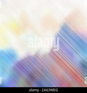 Background illustration des lignes diagonales avec un blanc, beige et bleu acier couleurs. graphisme carré. Banque D'Images