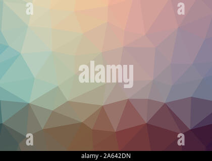 Résumé fond trianglify thème triangles colorés belle illustration papier peint design pattern simple faible texture géométrie poly Banque D'Images