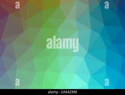 Résumé fond trianglify thème triangles colorés belle illustration papier peint design pattern simple faible texture géométrie poly Banque D'Images