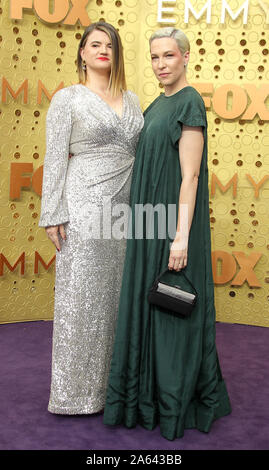 71e Emmy Awards (2019) arrivants tenue au Théâtre de Microsoft à Los Angeles, Californie. Comprend : Leslye Heafland, Rebecca Henderson Où : Los Angeles, California, United States Quand : 22 Sep 2019 Credit : Adriana Barraza M./WENN.com Banque D'Images