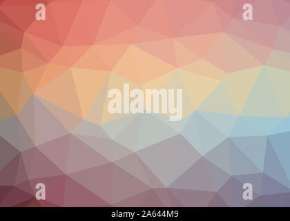 Résumé fond trianglify thème triangles colorés belle illustration papier peint design pattern simple faible texture géométrie poly Banque D'Images