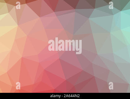 Résumé fond trianglify thème triangles colorés belle illustration papier peint design pattern simple faible texture géométrie poly Banque D'Images