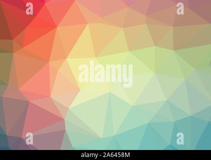 Résumé fond trianglify thème triangles colorés belle illustration papier peint design pattern simple faible texture géométrie poly Banque D'Images