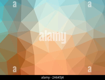 Résumé fond trianglify thème triangles colorés belle illustration papier peint design pattern simple faible texture géométrie poly Banque D'Images