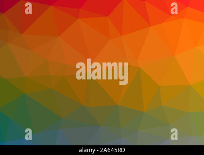 Résumé fond trianglify thème triangles colorés belle illustration papier peint design pattern simple faible texture géométrie poly Banque D'Images