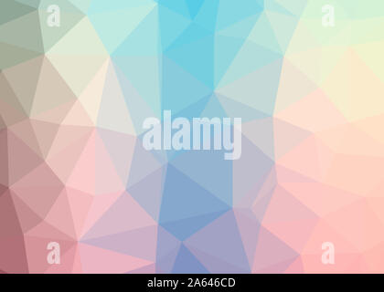 Résumé fond trianglify thème triangles colorés belle illustration papier peint design pattern simple faible texture géométrie poly Banque D'Images