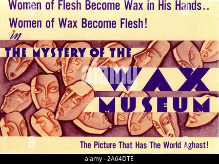 LIONEL ATWILL comme Ivan Igor DANS LE MYSTÈRE DE LA Wax Museum 1933 réalisateur MICHAEL CURTIZ Deux Strip Technicolor Warner Bros. Banque D'Images