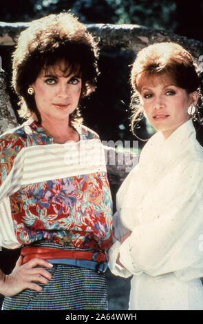 Victoria principal, Linda gray, dallas, 1978 Banque D'Images