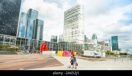 Esplanade de la défense Banque D'Images