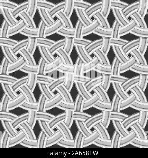 Cercle Celtique patron seampless ornement Illustration de Vecteur