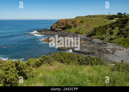 Vue de l'évent Lookout, Flinders, Victoria Banque D'Images