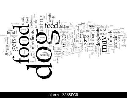 Nourriture pour chien Fido même s Gotta manger fond texte mot 
