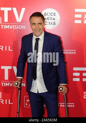 * Pas PAR JOUR * Rome, Gabriel Batistuta soirée avec projection de film au Festival du Film. Dans l'image : Gabriel Batistuta. Banque D'Images