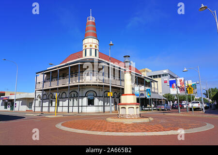 GERALDTON, AUSTRALIE -9 nov 2019- Vue sur le centre historique de la ville de Geraldton, une ville côtière dans le milieu de l'ouest de l'Australie-Occidentale en Australie. Banque D'Images