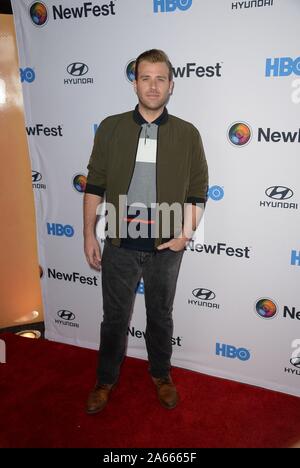 Scott Evans aux arrivées pour vendre par le dépistage à NewFest 2019 Soirée d'ouverture, SVA Theatre, New York, NY, le 23 octobre 2019. Photo par : Kristin Callahan/Everett Collection Banque D'Images