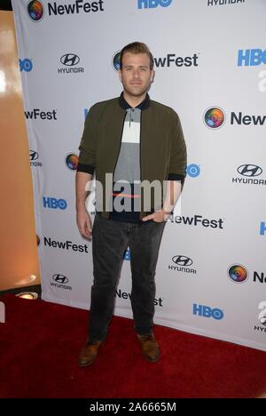 Scott Evans aux arrivées pour vendre par le dépistage à NewFest 2019 Soirée d'ouverture, SVA Theatre, New York, NY, le 23 octobre 2019. Photo par : Kristin Callahan/Everett Collection Banque D'Images