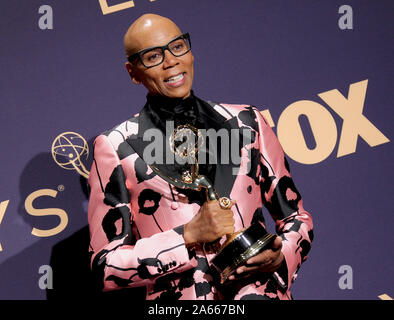 71e Emmy Awards (2019) Salle de presse tenue au Théâtre de Microsoft à Los Angeles, Californie. En vedette : RuPaul, Emmy gagnant pour les programme du concours pour "la RuPaul Drag Race' Où : Los Angeles, California, United States Quand : 22 Sep 2019 Credit : Adriana Barraza M./WENN.com Banque D'Images