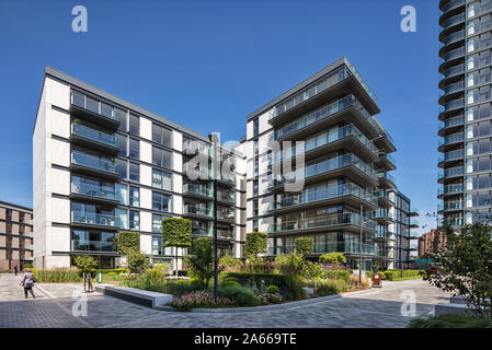 Chelsea riverside apartments luxury Waterfront Banque D'Images