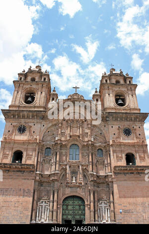 Iglesia de la Compañía de Jesús, Cusco, Pérou Banque D'Images