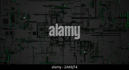 L'électronique et de l'industrie des semi-conducteurs comme une entreprise de l'avenir Banque D'Images