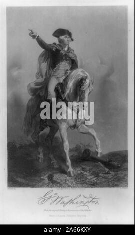 Washington, George, président des États-Unis, 1732-1799 Banque D'Images