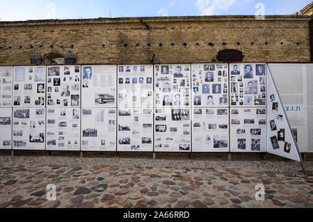 Musée du ghetto, un mémorial pour les milliers de Juifs qui périssent dans l'Holocauste. Riga, Lettonie Banque D'Images